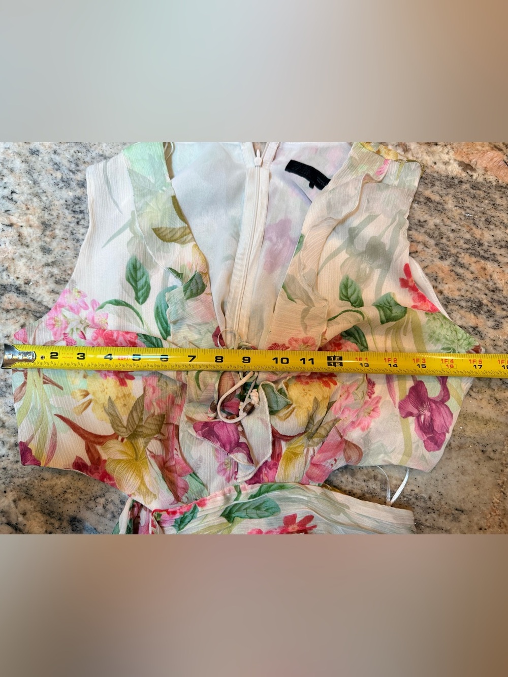 Zara Floral Side Cutout Maxi Dress | Size Small | Romantic Cottagecore  Dress - Picture 15 of 15